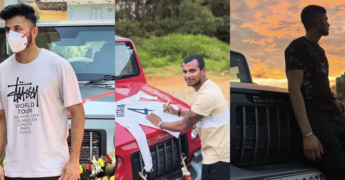 7 Indian cricketers who received cars from Anand Mahindra as gift