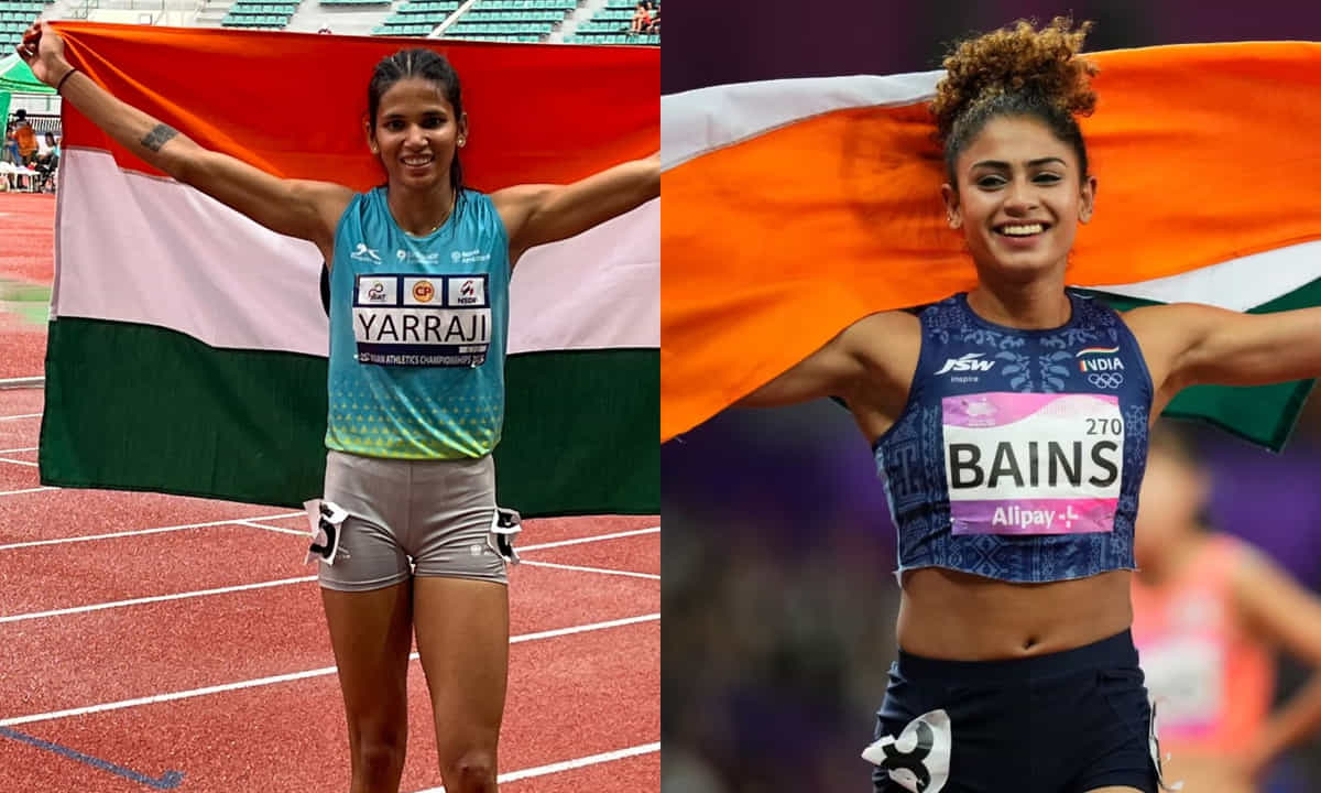 Jyothi Yarraji sets new National Record to win gold in 60m hurdles, Harmilan Bains bags gold in 1500m at Asian Indoor Athletics Championships 2024