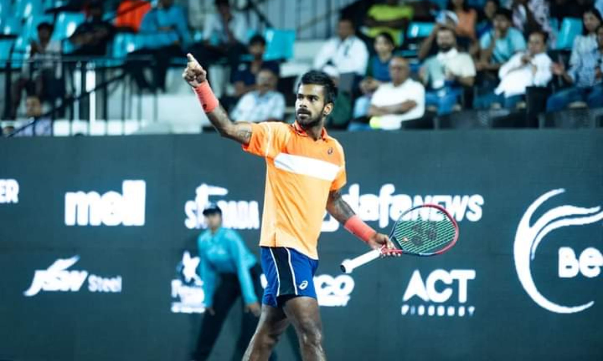 India's Sumit Nagal storms into quarterfinals of Bengaluru Open 2024