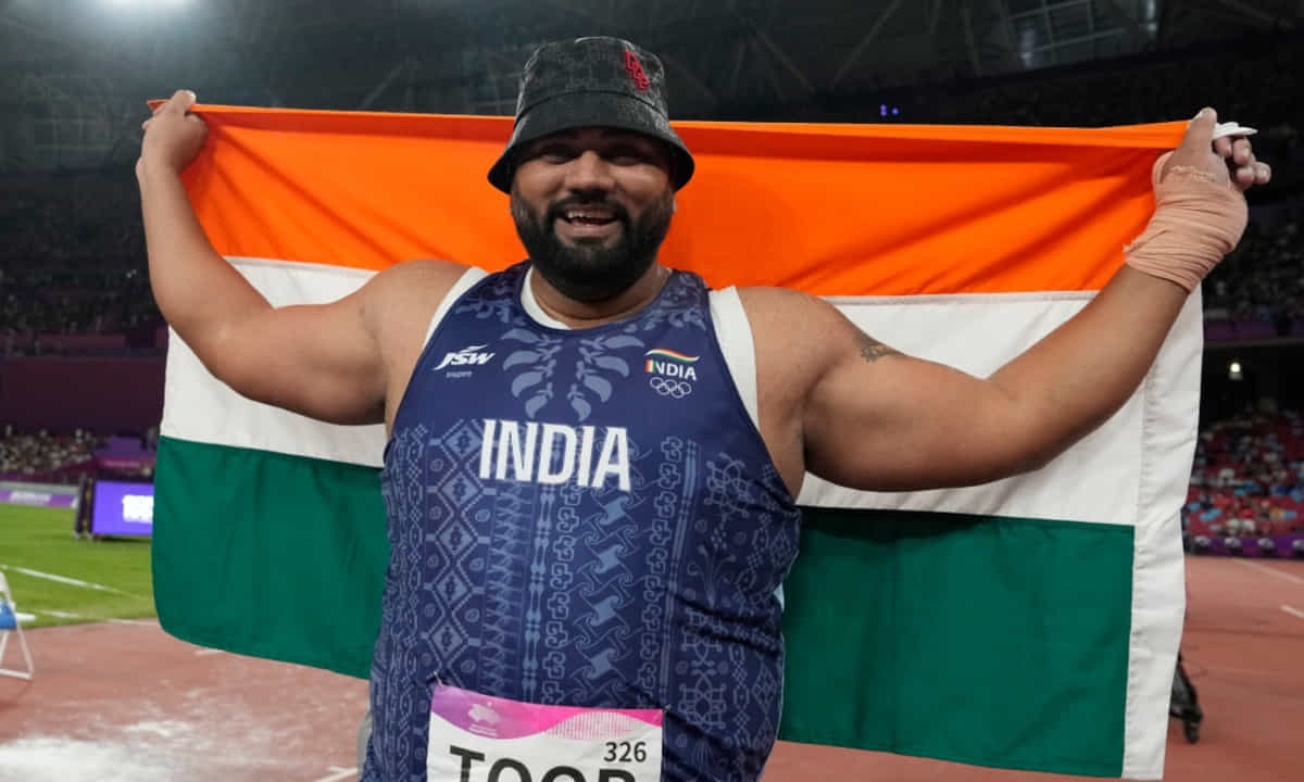 Tajinderpal Singh Toor bags India's third gold with National Record throw at Asian Indoor Athletics Championships 2024