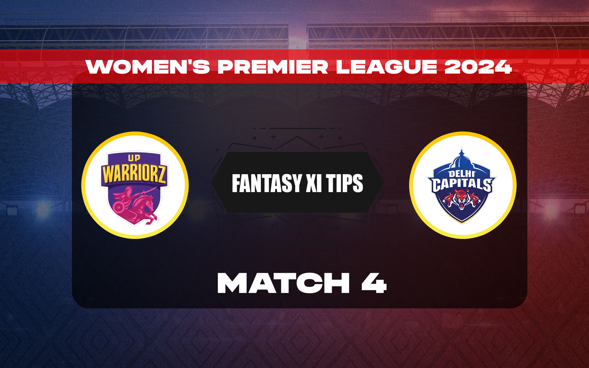 UP-W vs DEL-W Dream11 Prediction, Dream11 Playing XI, Today Match 4, Women's Premier League (WPL 2024)