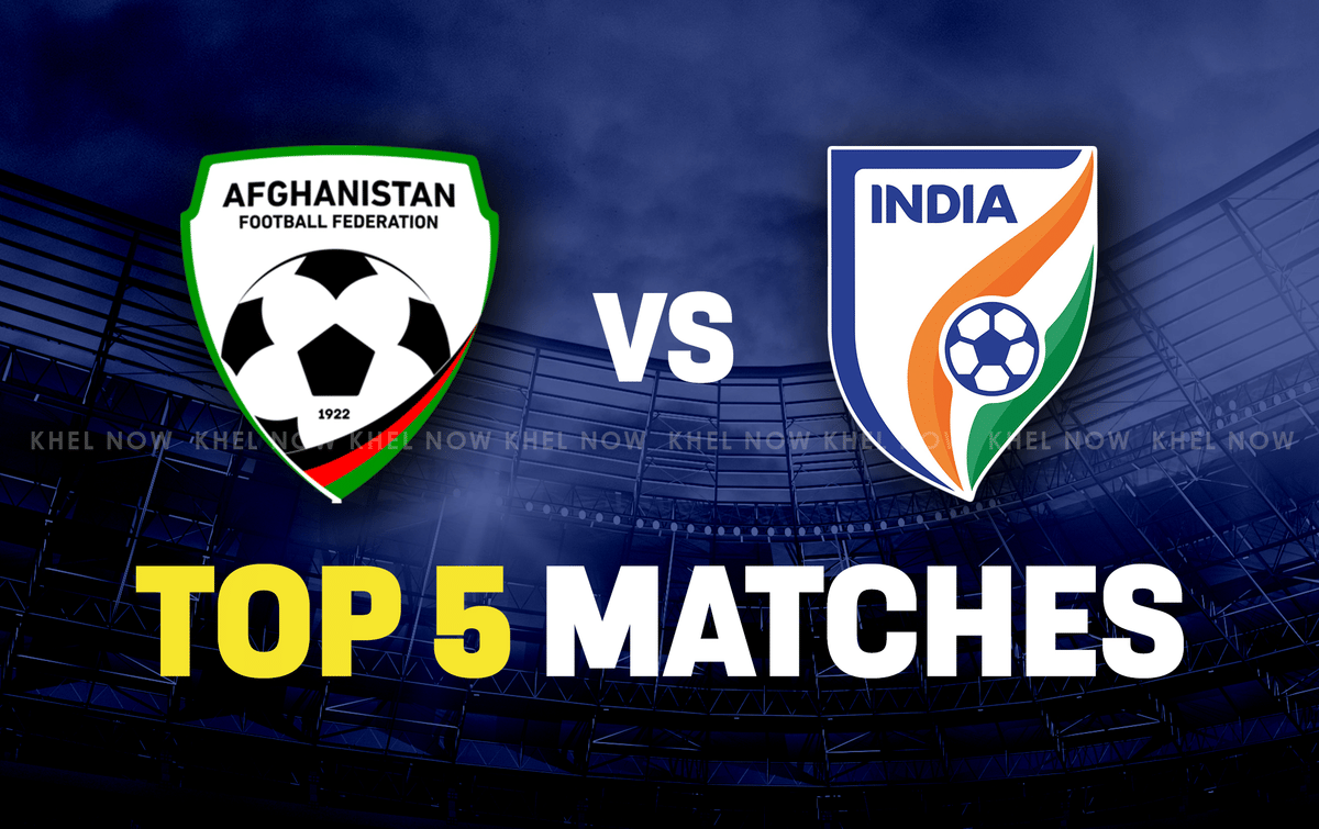 Top five football matches between India and Afghanistan