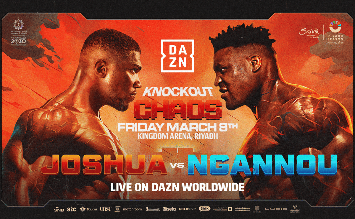 Anthony Joshua vs Francis Ngannou: Start time in India, UK, USA, Australia & more