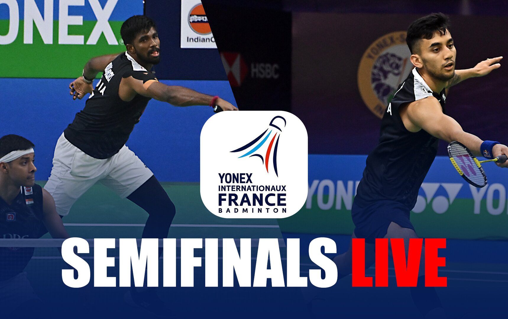 Badminton semi final 2024 live score