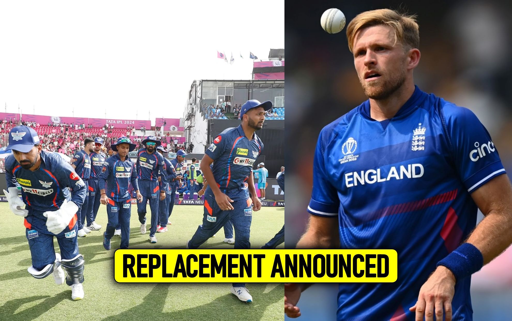 IPL 2024: Who has replaced David Willey in the Lucknow Super Giants' squad?