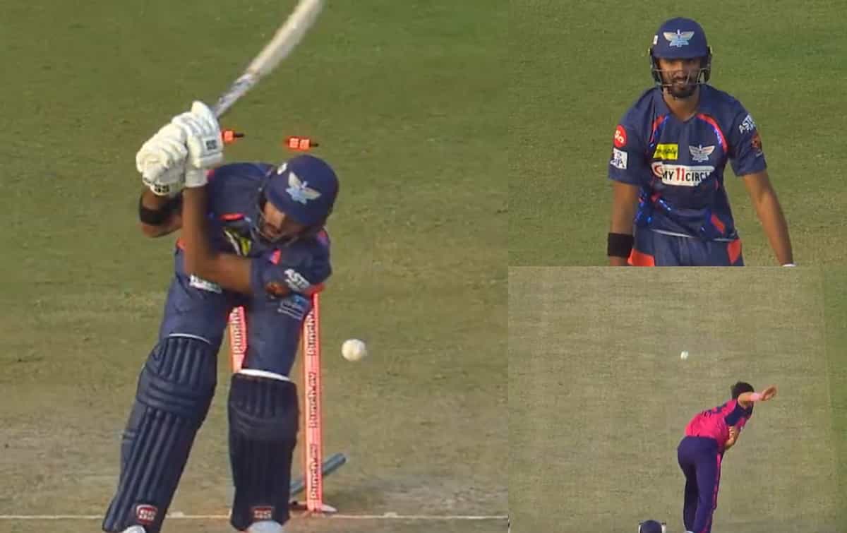 [Watch] Devdutt Padikkal gets out on duck on LSG debut; Gets castles by old teammate Trent Boult