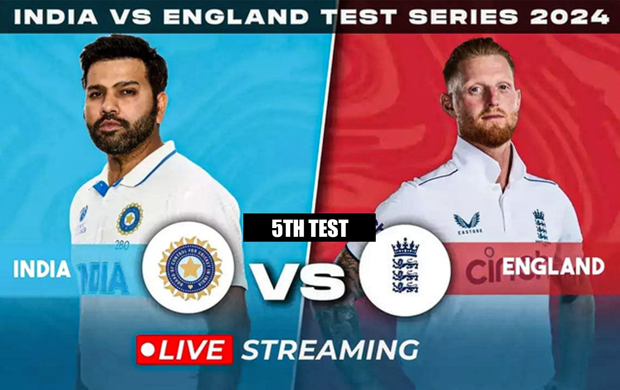 IND vs ENG Live streaming details, when and where to watch 5th test of