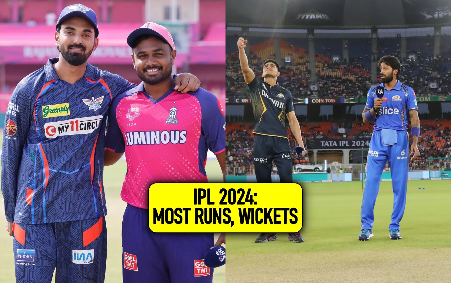 IPL 2024 Most runs, most wickets after match 4 & 5, RR vs LSG & GT vs MI