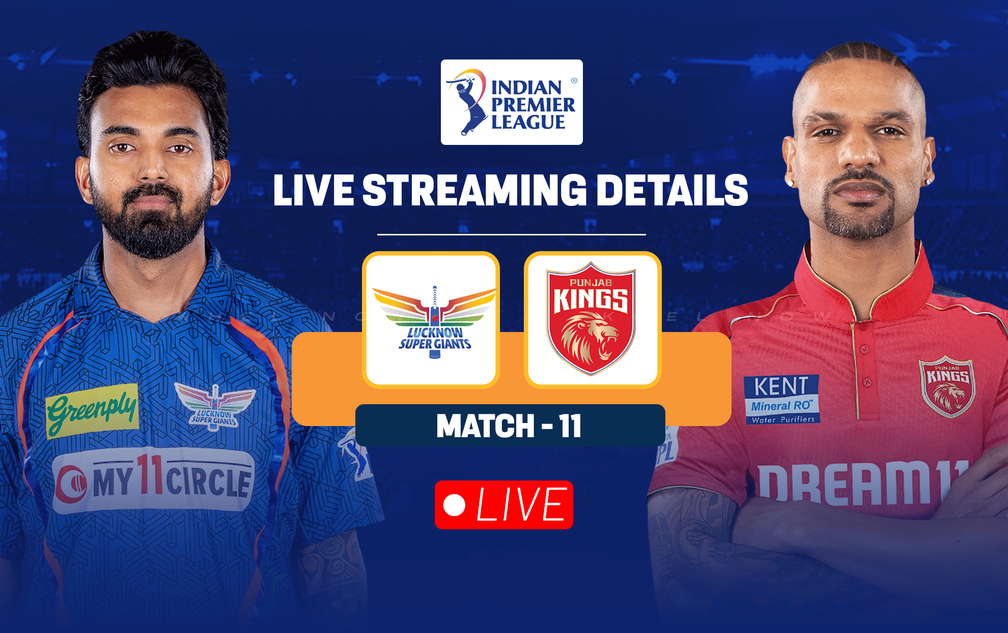 LSG vs PBKS: Live streaming details, when and where to watch Match 11 of IPL 2024