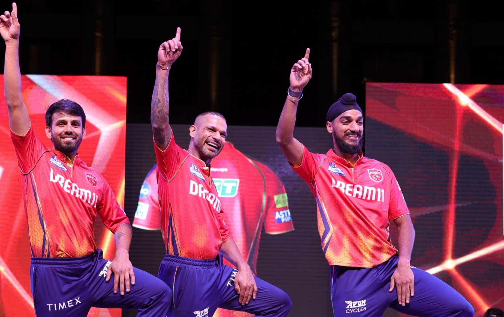 IPL 2024 Punjab Kings unveil new 'fireinspired' jersey