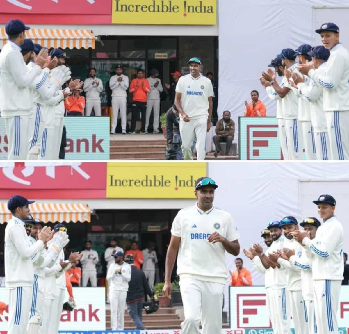 IND vs ENG, [WATCH]: Team India gives Ravi Ashwin guard of honour as he takes field for 100th test