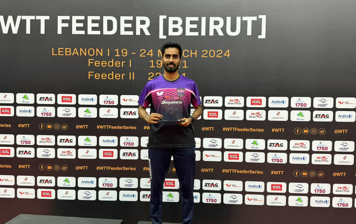 Sathiyan Gnanasekaran makes history in Beirut, wins first-ever WTT Feeder title