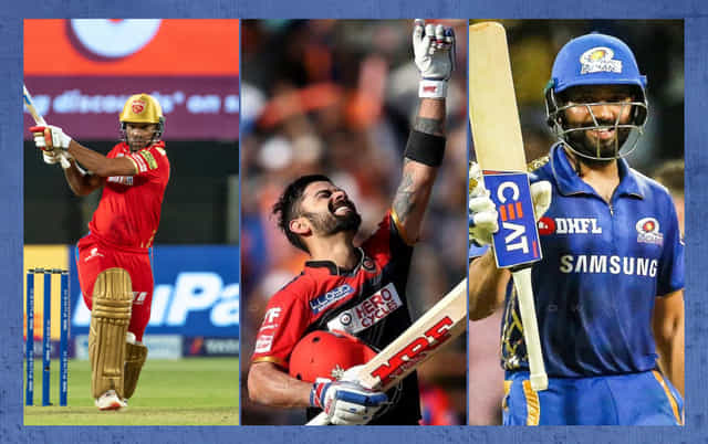 Top 10 batters with most runs in IPL, Virat Kohli, Shikhar Dhawan, Rohit Sharma,