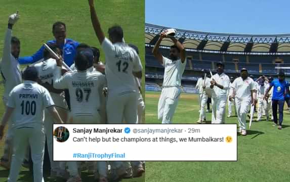 Twitter reacts as Mumbai claim 42nd Ranji Trophy title; Defeat Vidarbha by 169 runs in the final at Wankhede
