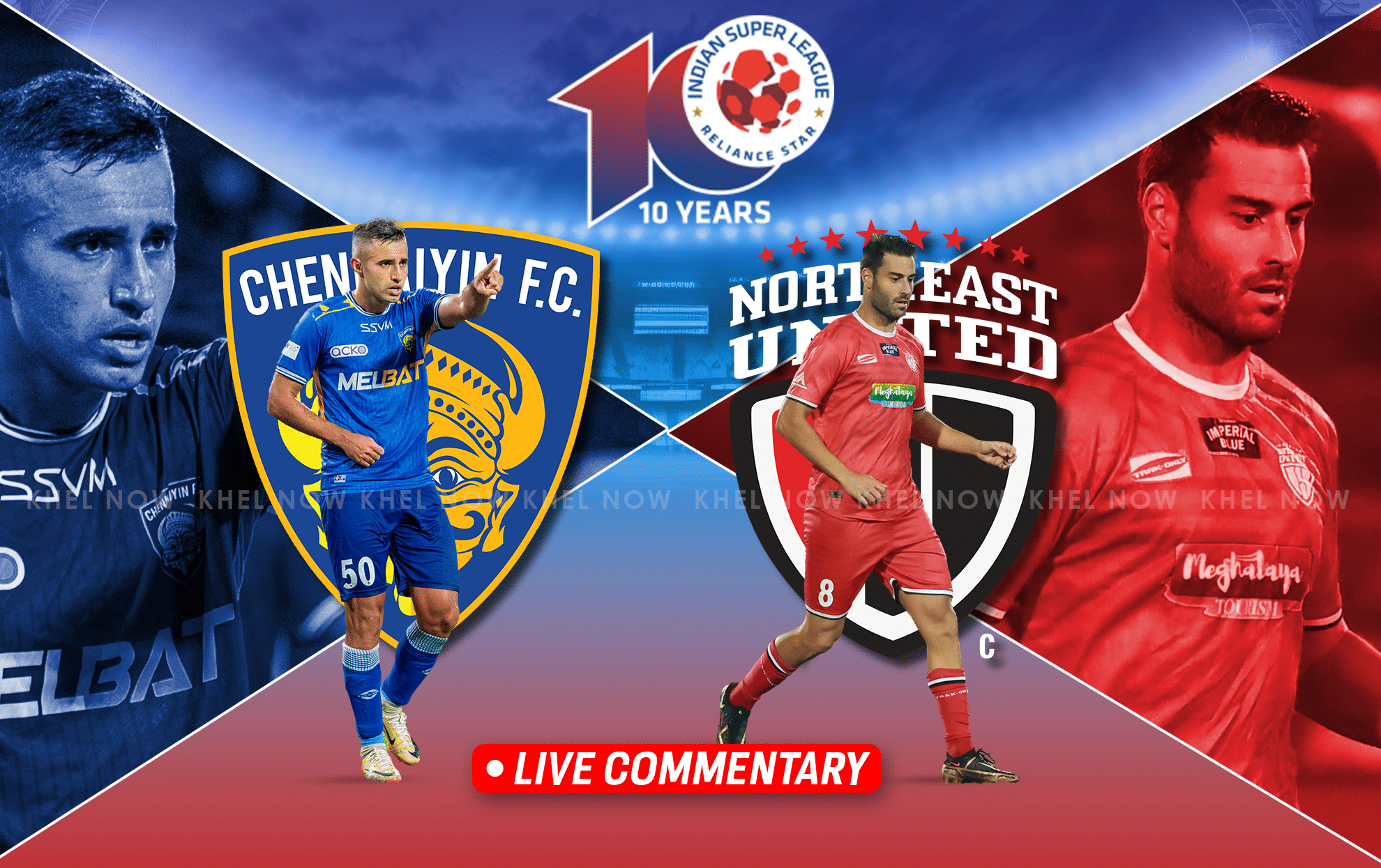 ISL 2023-24: Chennaiyin FC vs NorthEast United Live Updates