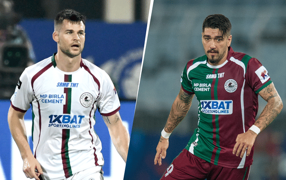 Mohun Bagan's Brendan Hamill, Dimitri Petratos distribute gifts to underprivileged children after ISL Shield win