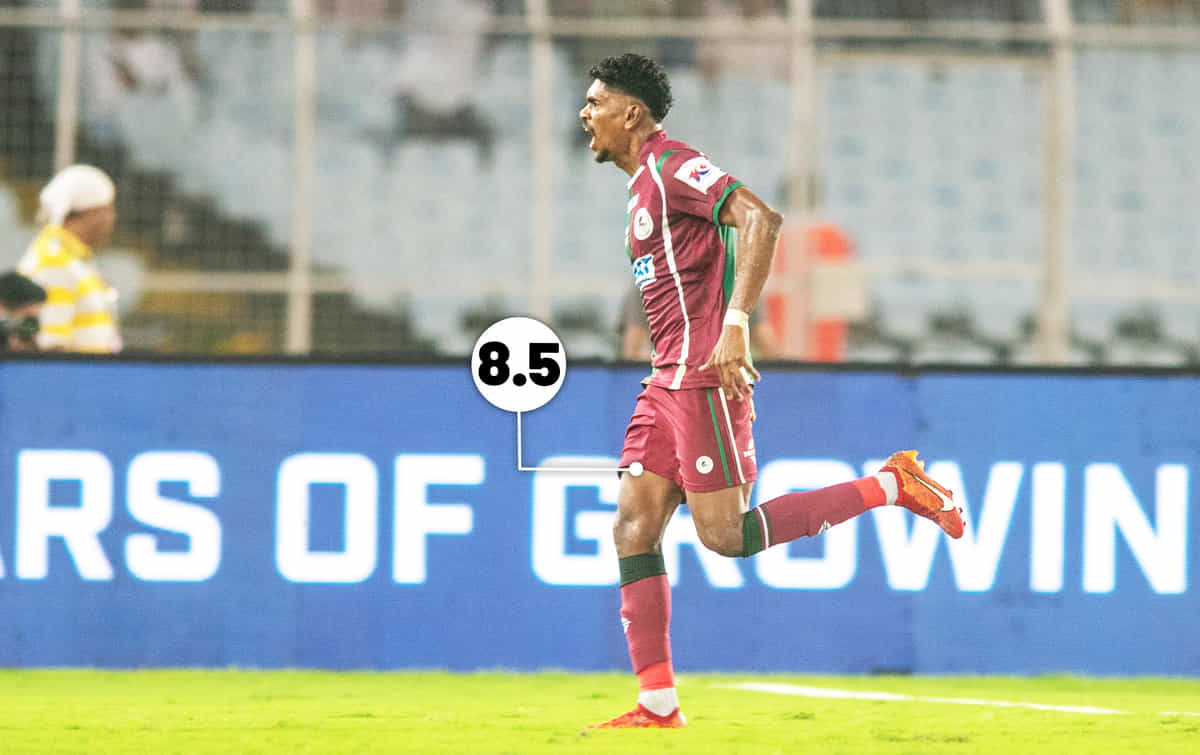Ratings: Thapa, Liston shine on Mohun Bagan's ISL Shield winning night