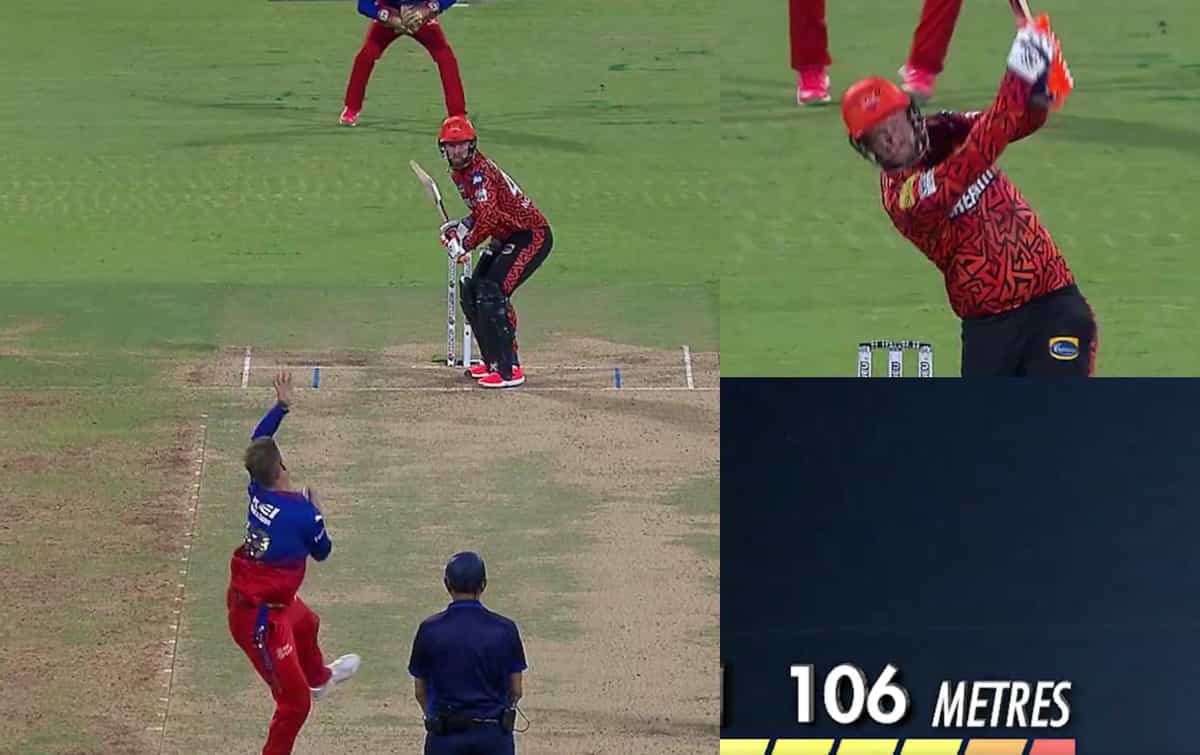 106m! [Watch] Heinrich Klaasen smashes Lockie Ferguson for a gigantic six at Chinnaswamy