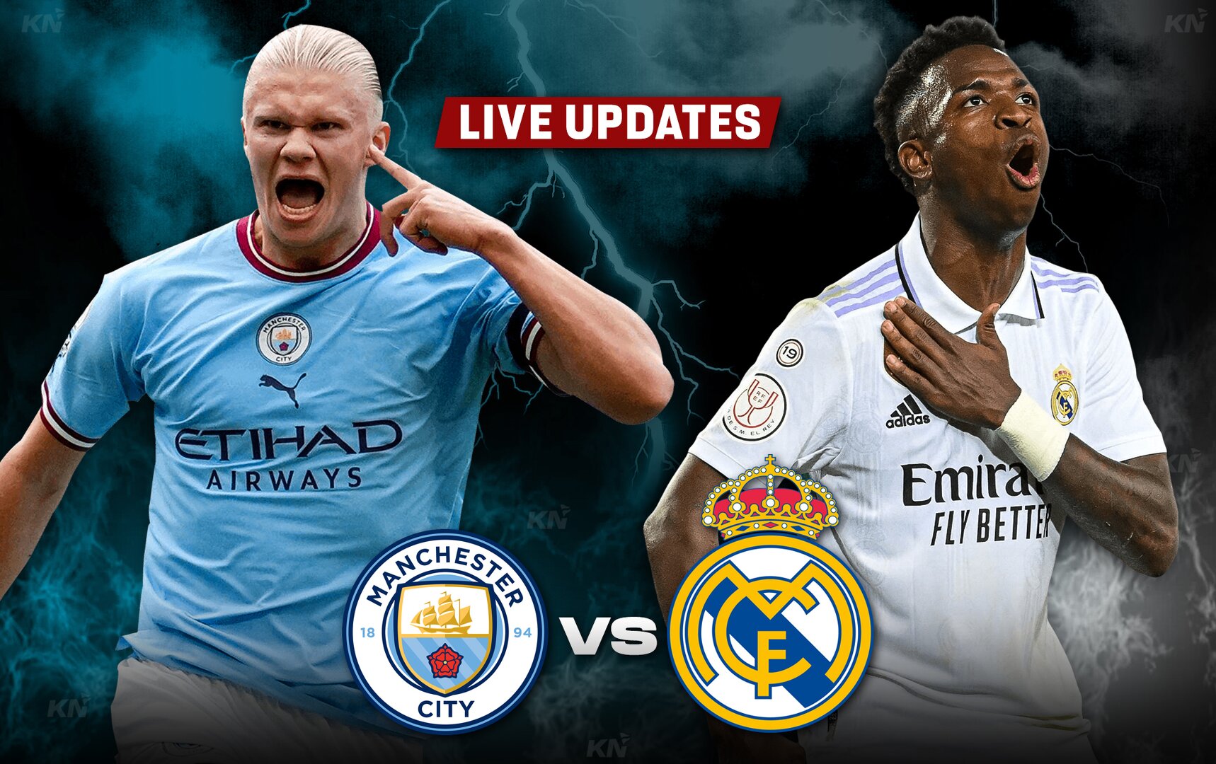 UEFA Champions League Real Madrid vs Manchester City Live Updates