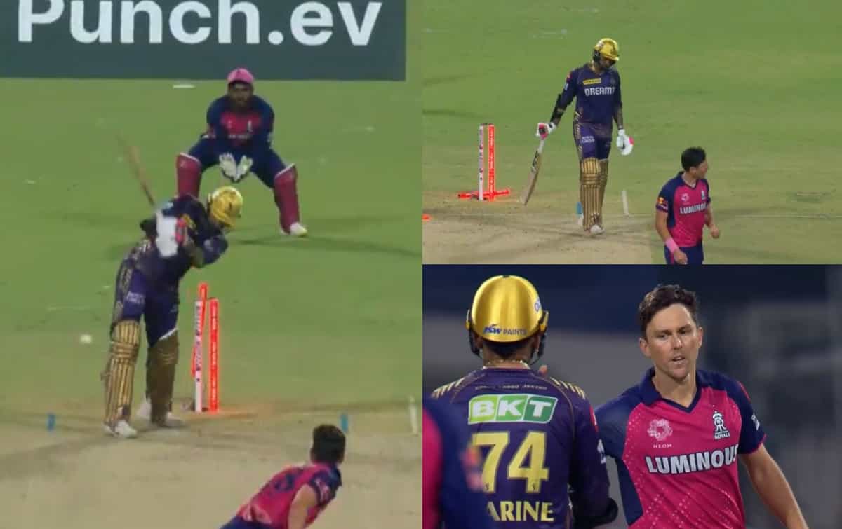 [Watch] Trent Boult appreciates Sunil Narine for his 109 after dismissing him with a yorker