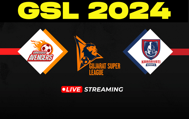 Gujarat Super League 2024: Ahmedabad Avengers vs Karnavati Knights Live