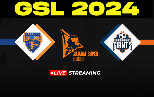 Gujarat Super League 2024: Surat Strikers vs Gandhinagar Giants Live
