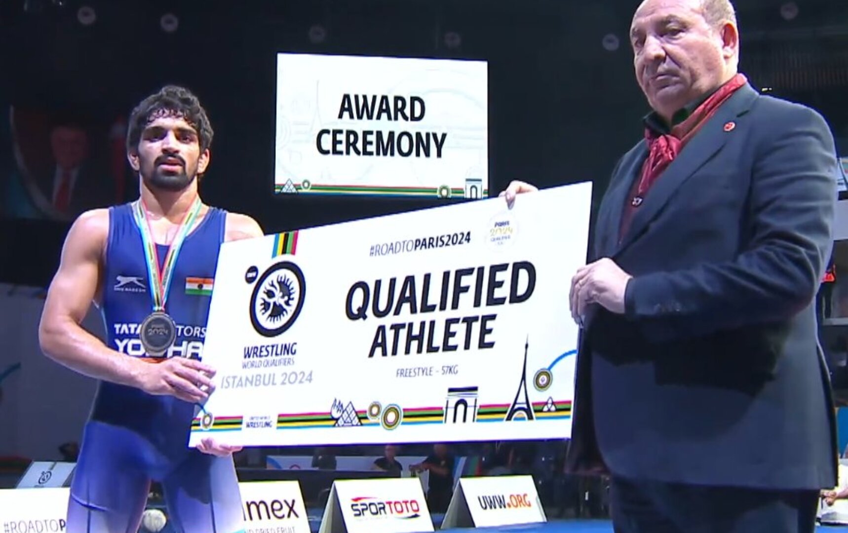 Aman Sehrawat first Indian male wrestler to secure quota for