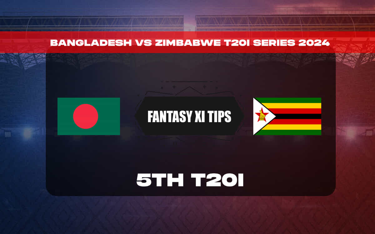 BAN vs ZIM Dream11 Prediction, Dream11 Playing XI, Today Match 5, Bangladesh vs Zimbabwe T20I series 2024