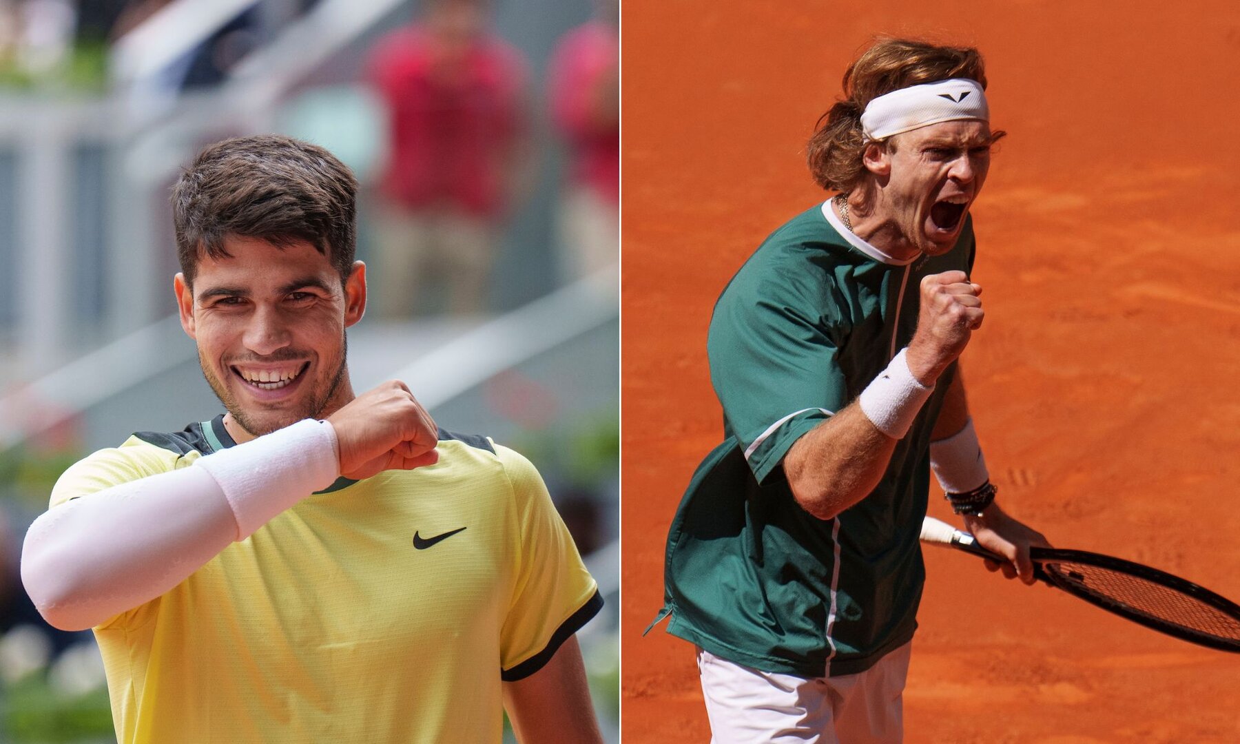 Madrid Open 2024 Carlos Alcaraz vs Andrey Rublev preview, headtohead