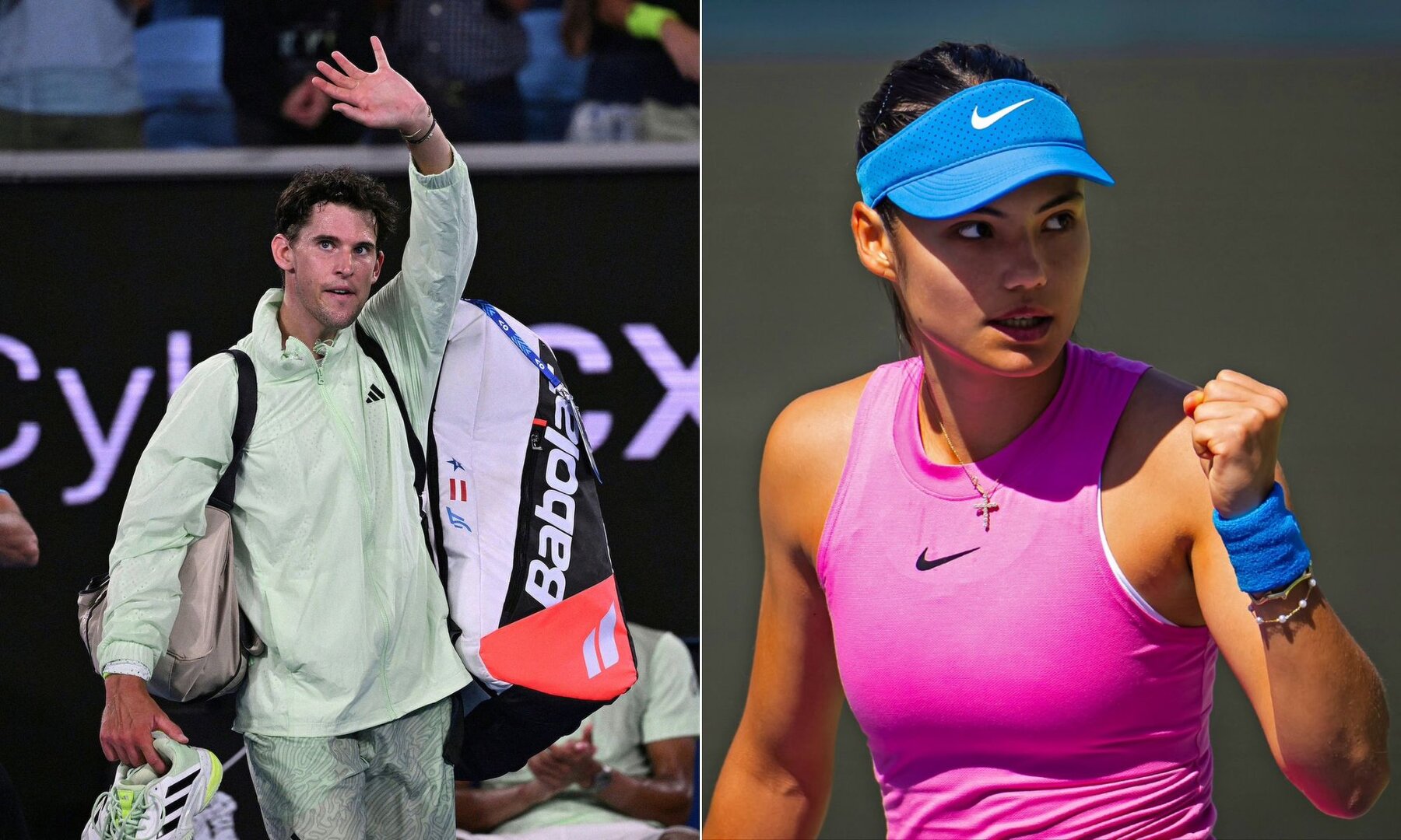 Dominic Thiem, Caroline Wozniacki, Emma Raducanu denied wildcard for