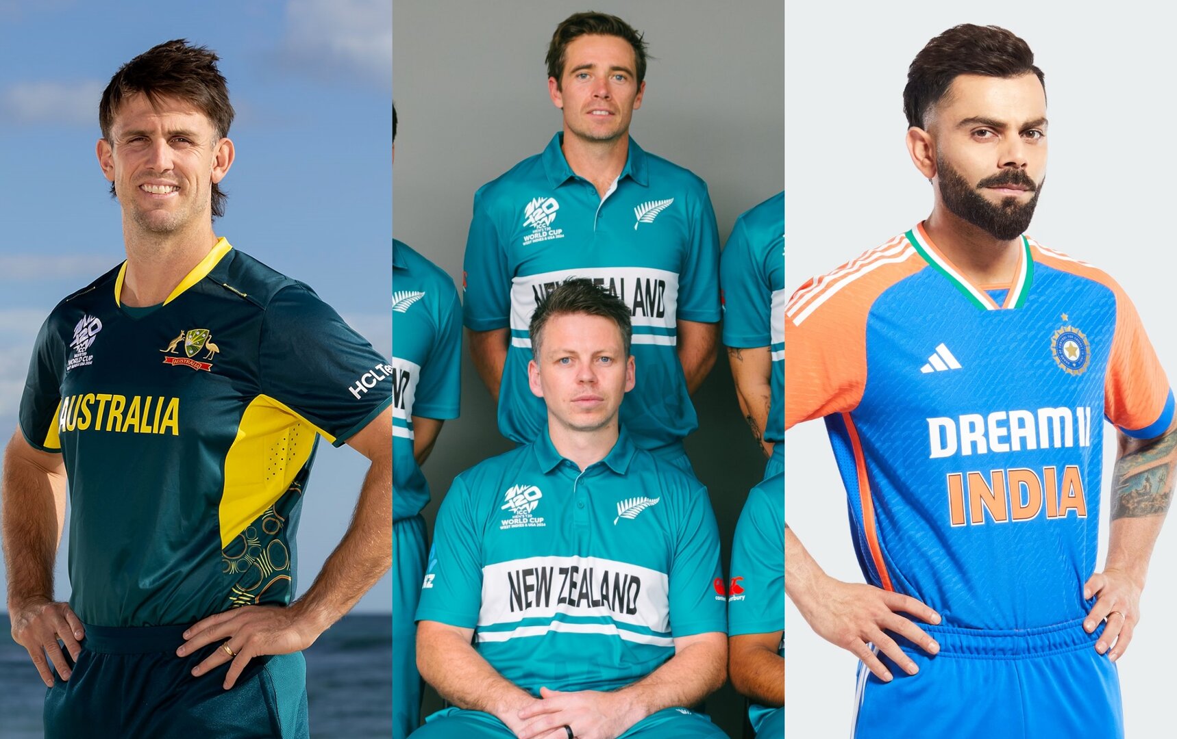 ICC T20 World Cup 2024 Jerseys of all 20 teamsMiddle East