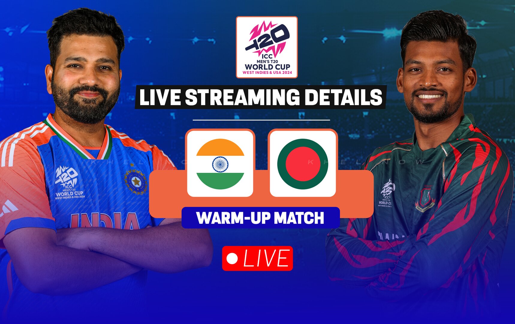 IND vs BAN Live streaming details, when and where to watch warmup