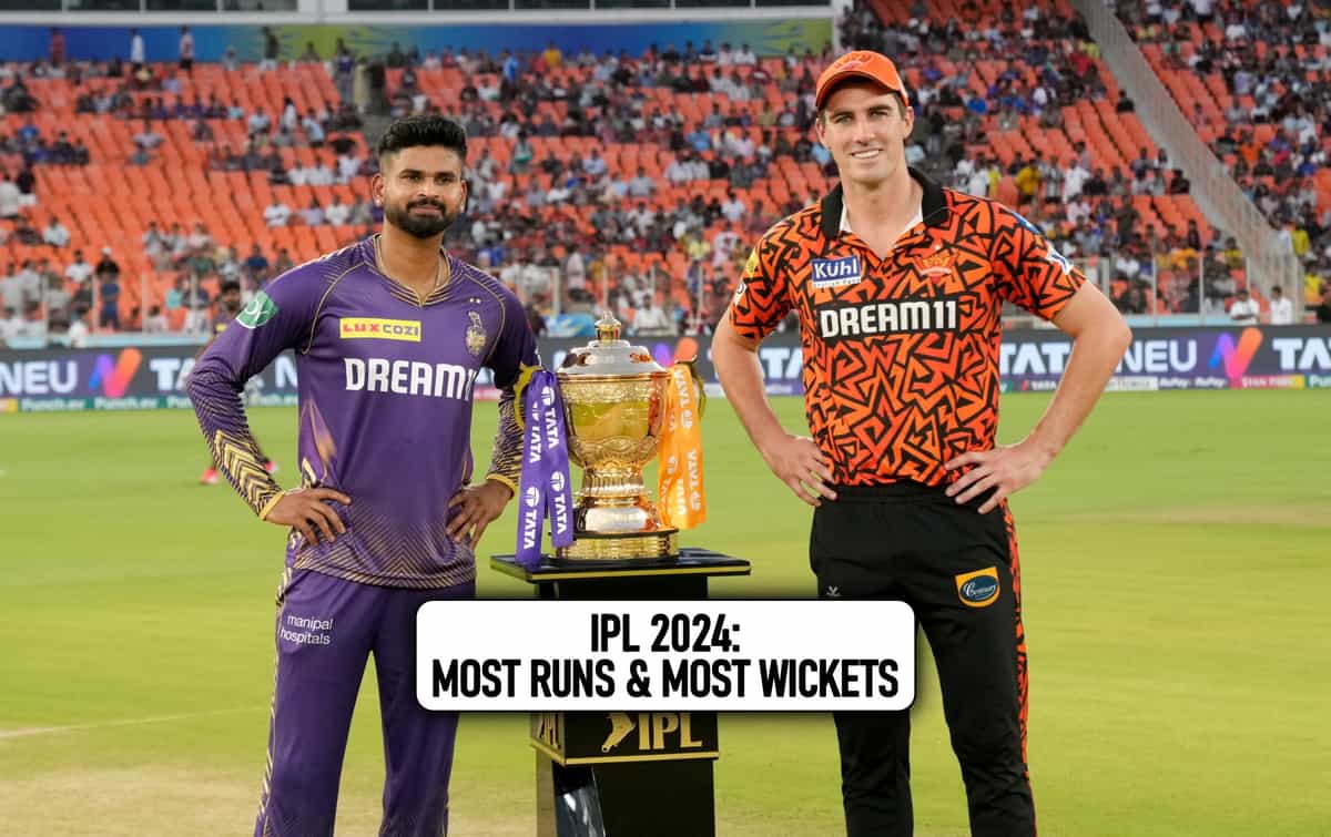 IPL 2024: Most runs, most wickets after Qualifier 1, KKR vs SRH