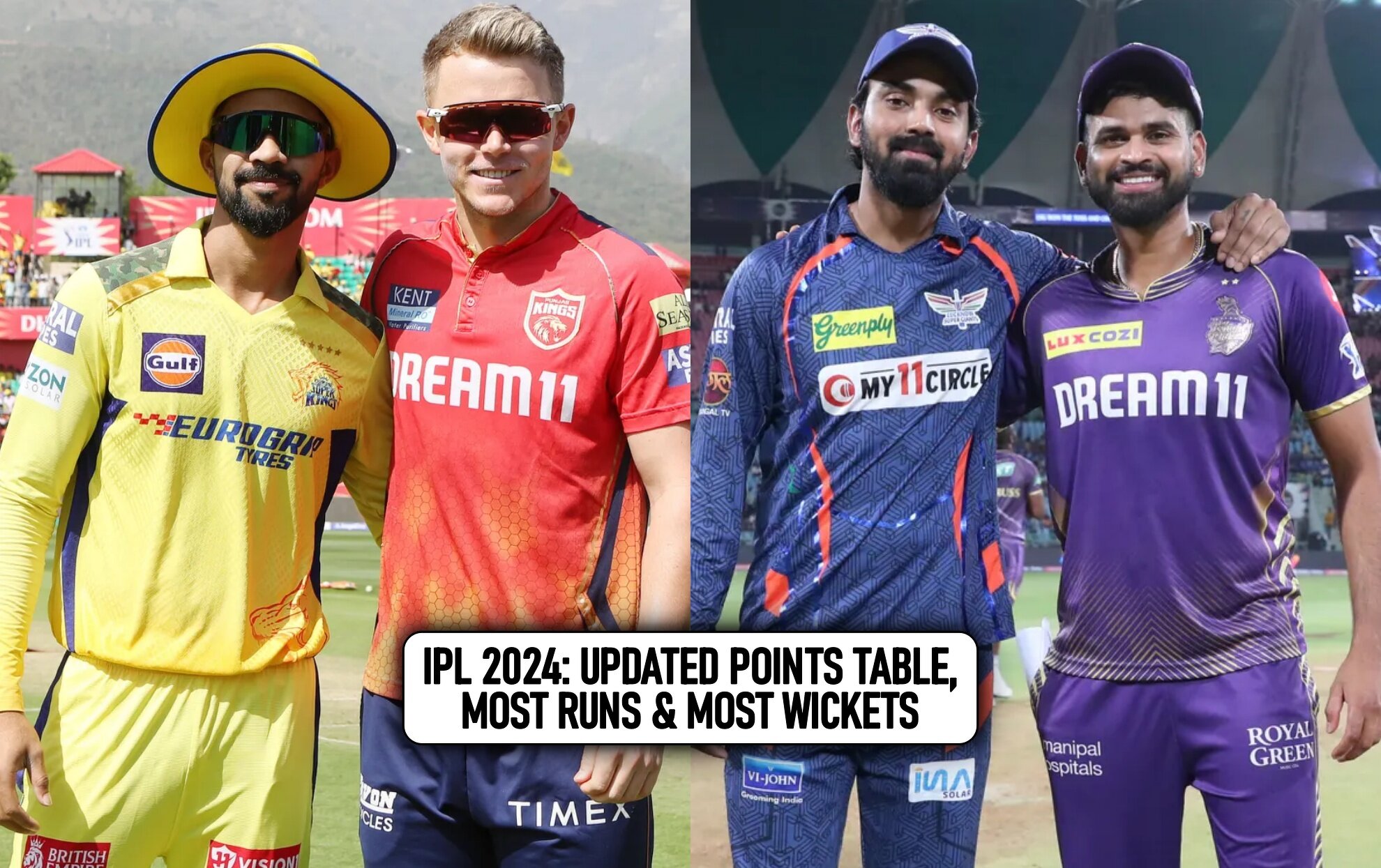 IPL 2024 updated points table, Orange Cap & Purple cap after match 53 ...