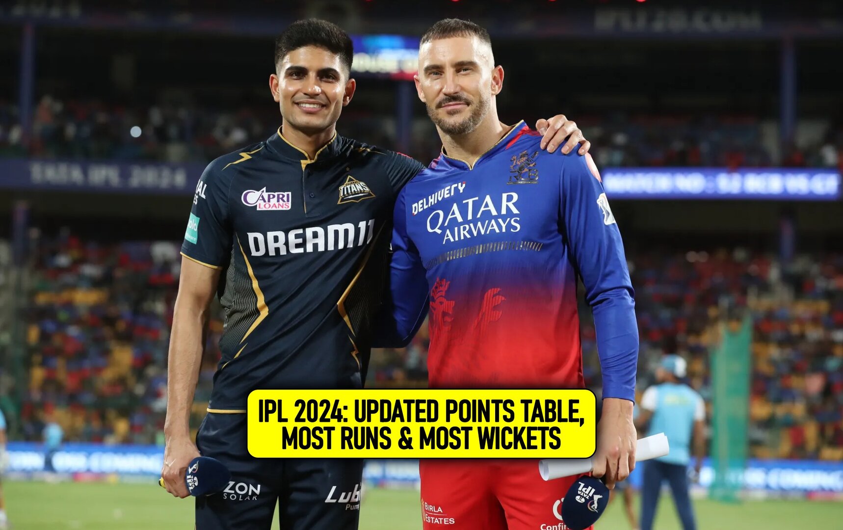 IPL 2024 updated points table, Orange Cap & Purple cap after match 52