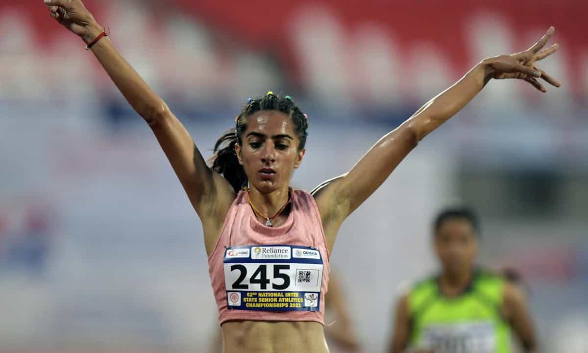 K. M. Deeksha breaks 1500-meter National Record at competition in Los Angeles