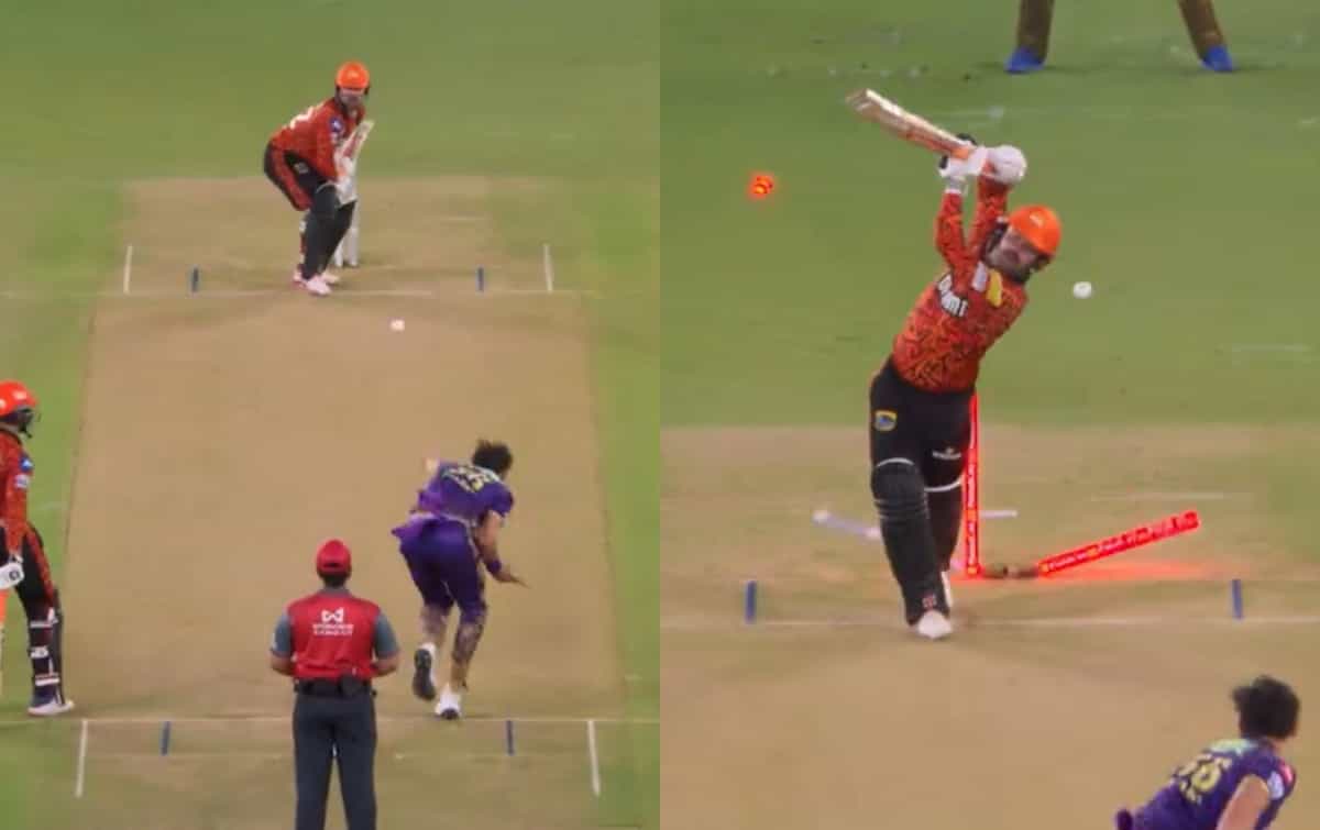 [Watch] Mitchell Starc castles Travis Head to hand him his second consecutive duck in IPL 2024