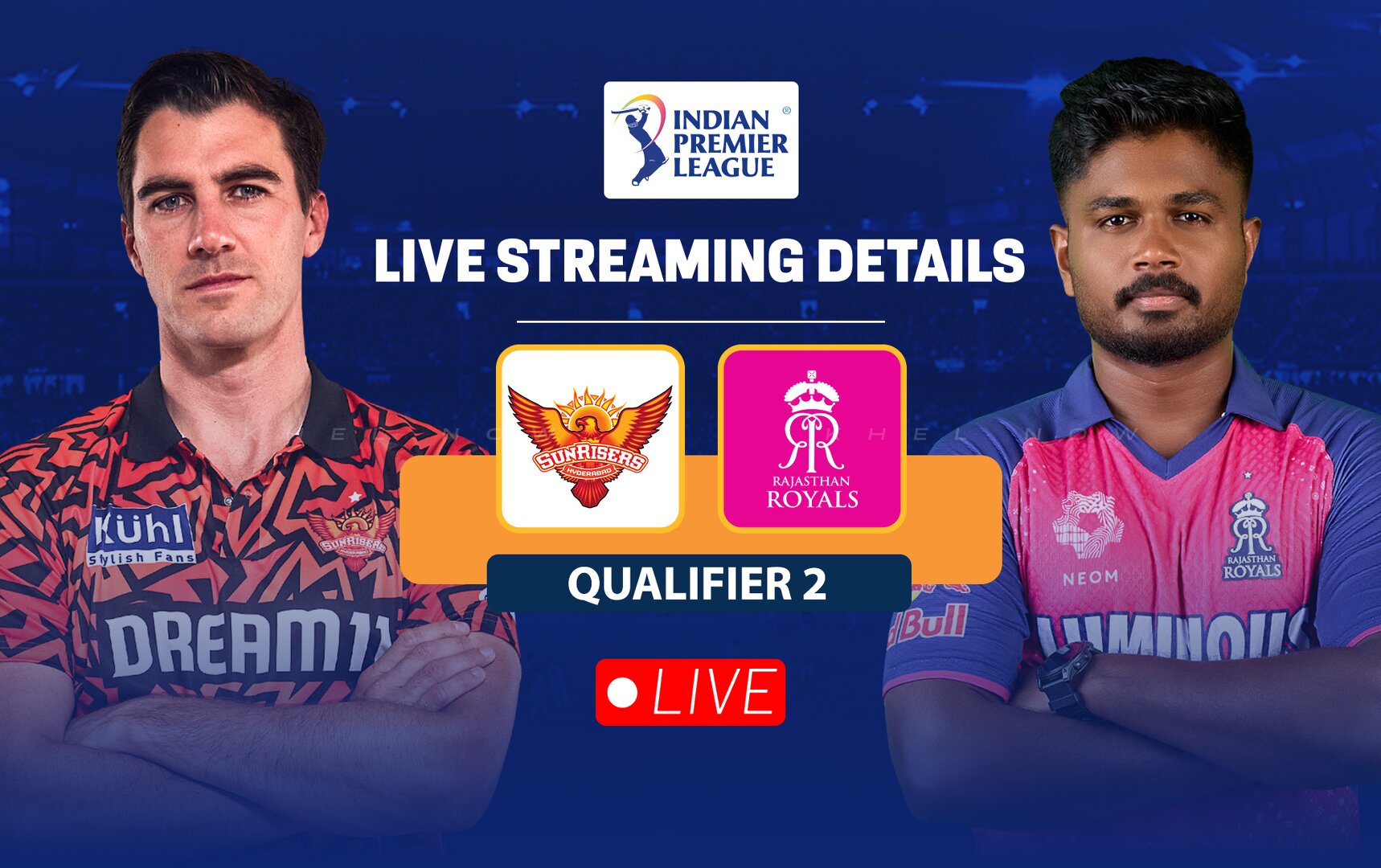 SRH vs RR: Live streaming details, when and where to watch Qualifier 2 ...