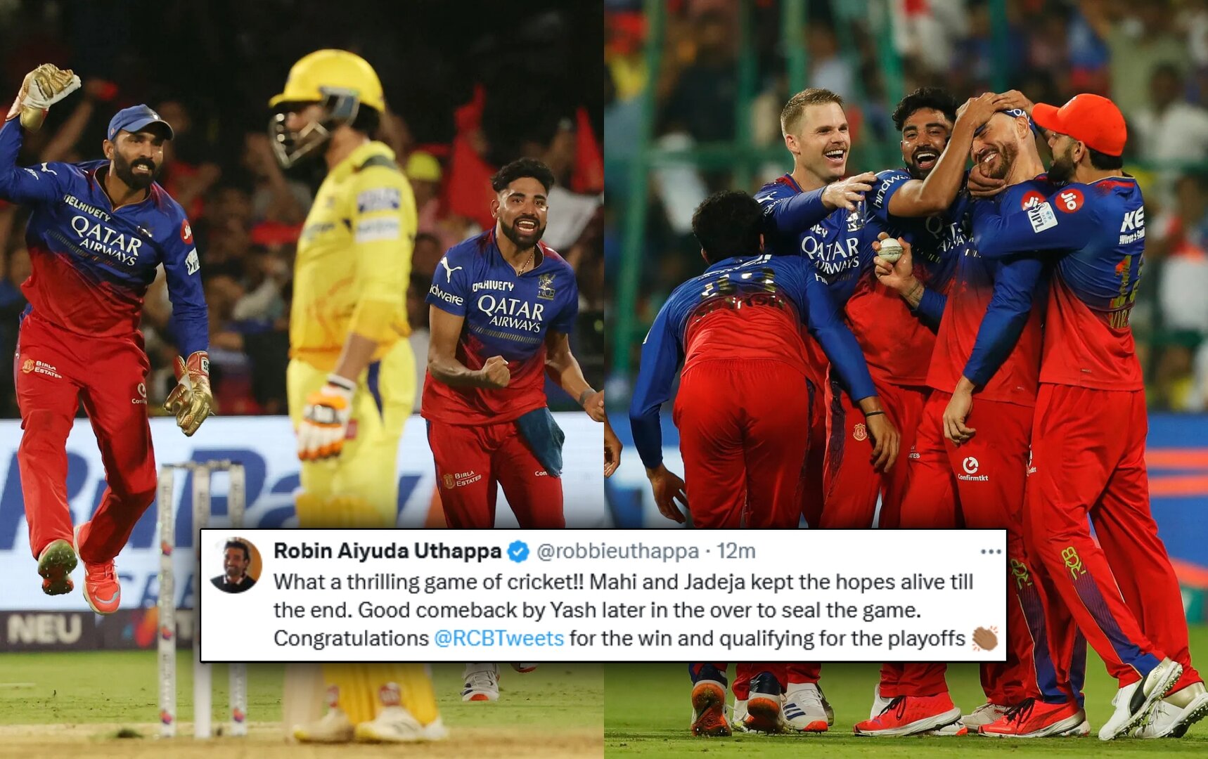 "You deserve every bit of this," Twitter erupts as RCB win 6 matches on