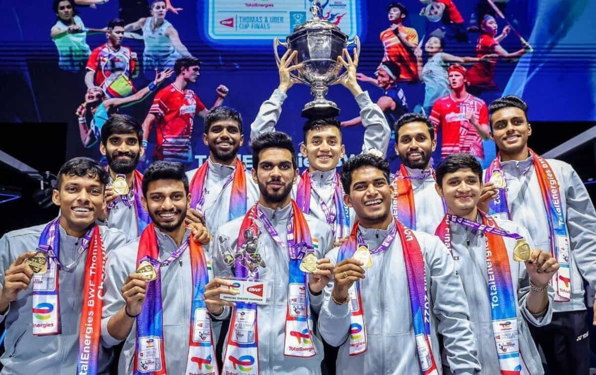 Top five countries with most Thomas Cup wins