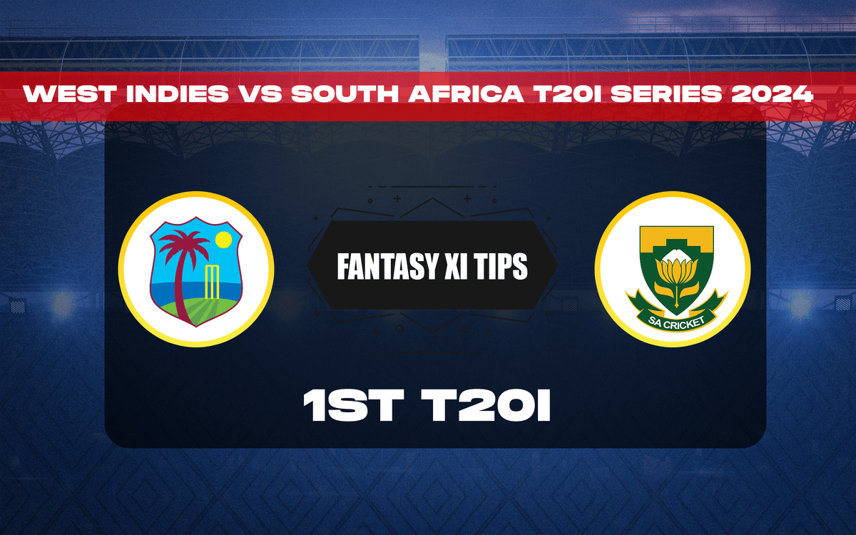 WI vs SA Dream11 Prediction, Dream11 Playing XI, Today Match 1, West Indies vs South Africa T20I series 2024