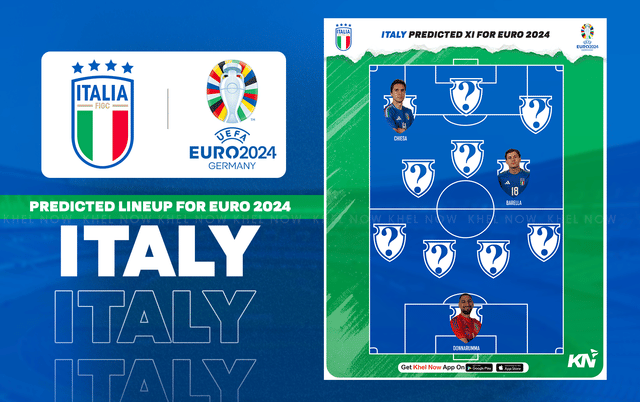 Italy predicted lineup for UEFA Euro 2024