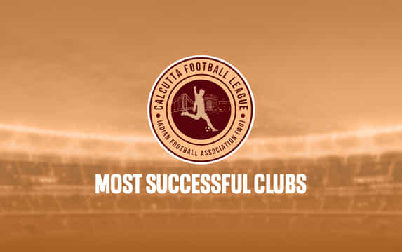 Top five clubs with most title wins in Calcutta Football League history