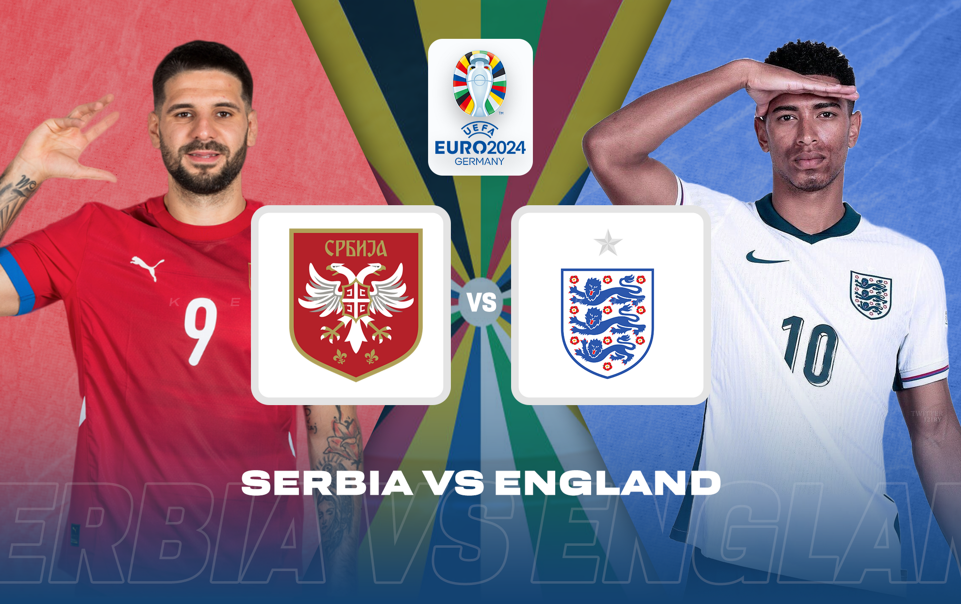 Serbia vs England Live streaming, TV channel, kickoff time & where to