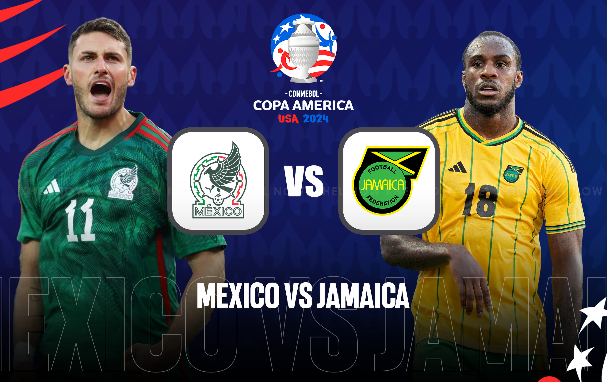 Mexico vs Jamaica Alltime headtohead record Copa America 2024