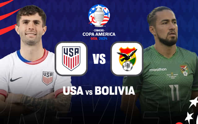 USA vs Bolivia: Live streaming, TV channel, kick-off time & where to watch Copa America 2024