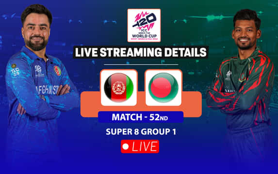 AFG vs BAN: Live streaming details, when and where to watch match 52 of ICC T20 World Cup 2024