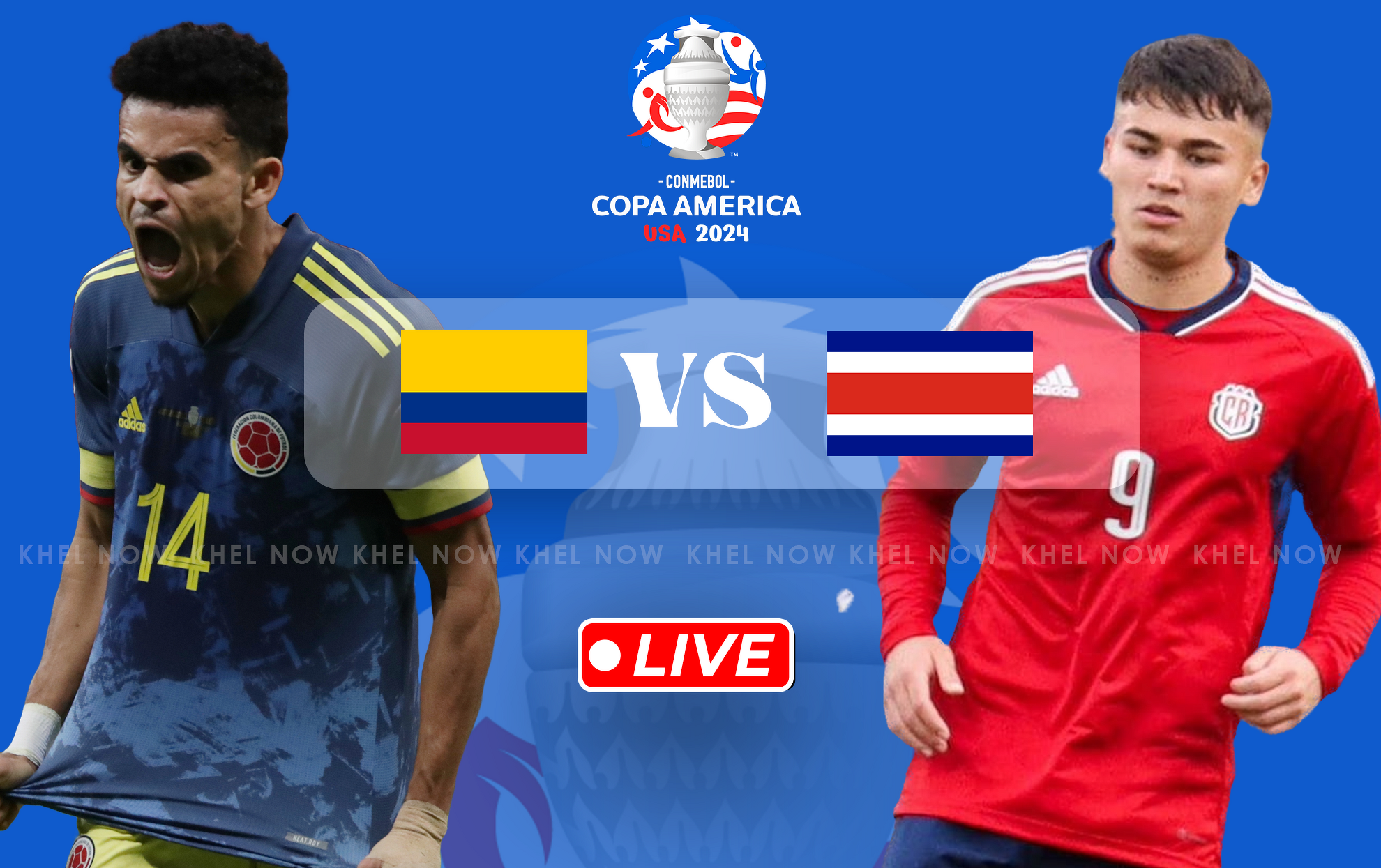 Colombia vs Costa Rica Live score and updates Copa America 2024