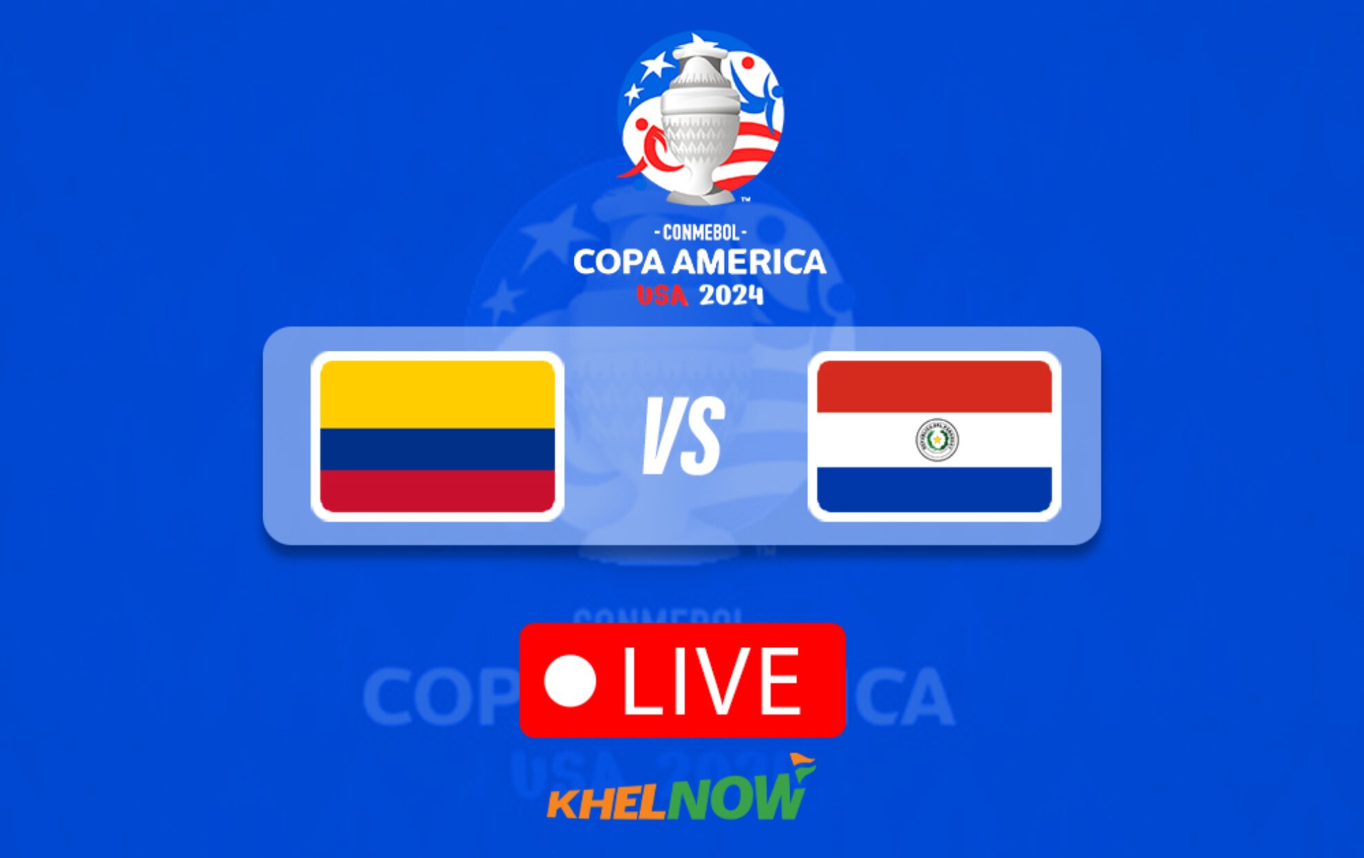 Colombia vs Paraguay Live score and updates Copa America 2024
