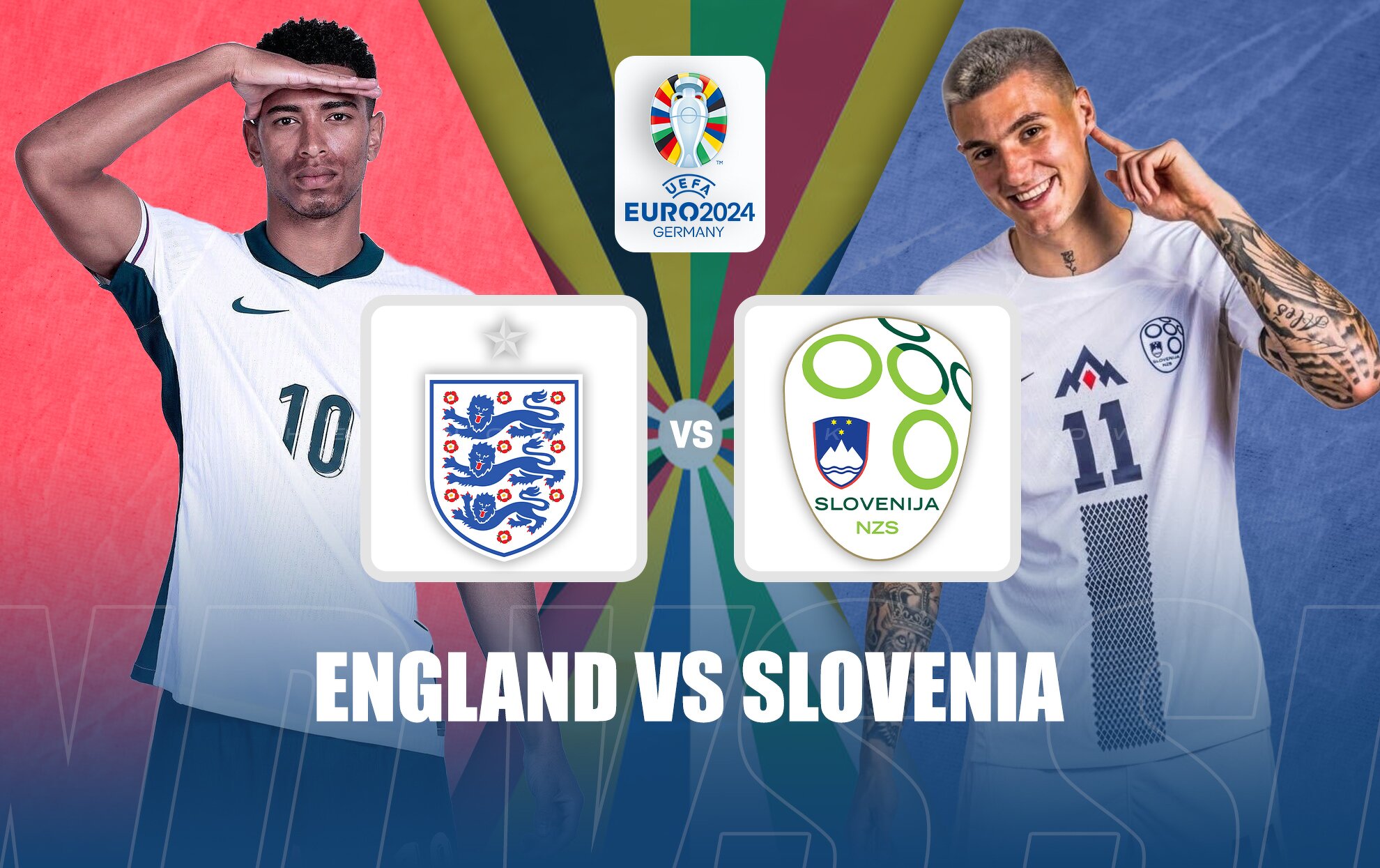 England vs Slovenia Alltime headtohead record Euro 2024